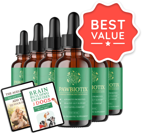 Pawbiotix - 6 Bottles + 2  Ebooks