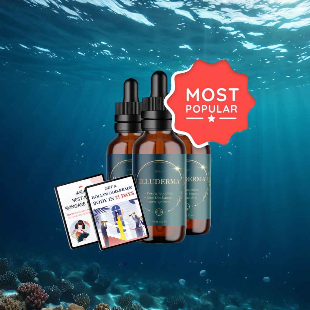 Illuderma - 3 Bottles + 2  Ebooks