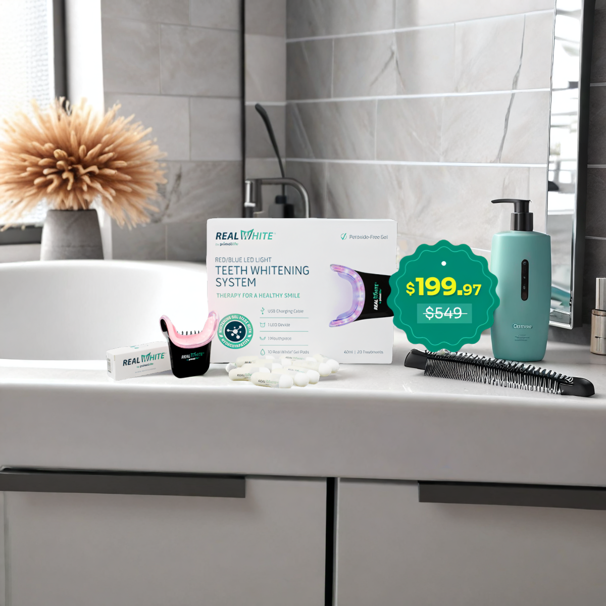 LED teeth whitening system